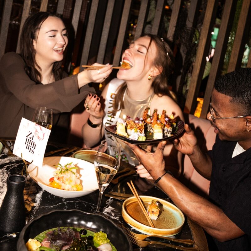 Zalmhuis gratis eten verjaardag