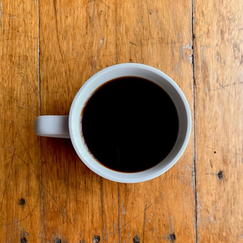 Zwarte koffie, extra sterk