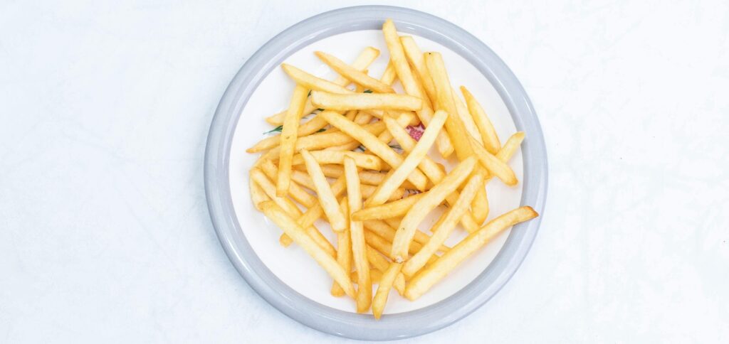 Bord met friet