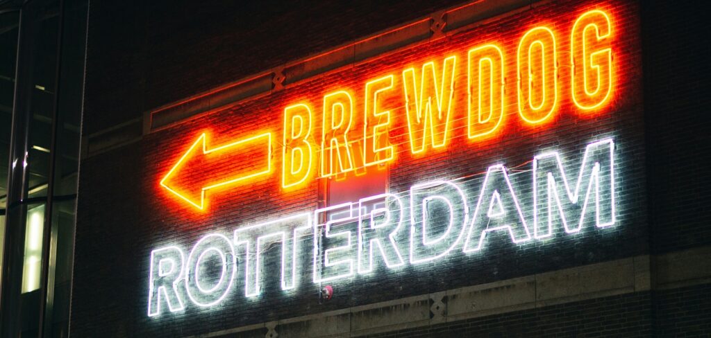 BrewDog Rotterdam neon