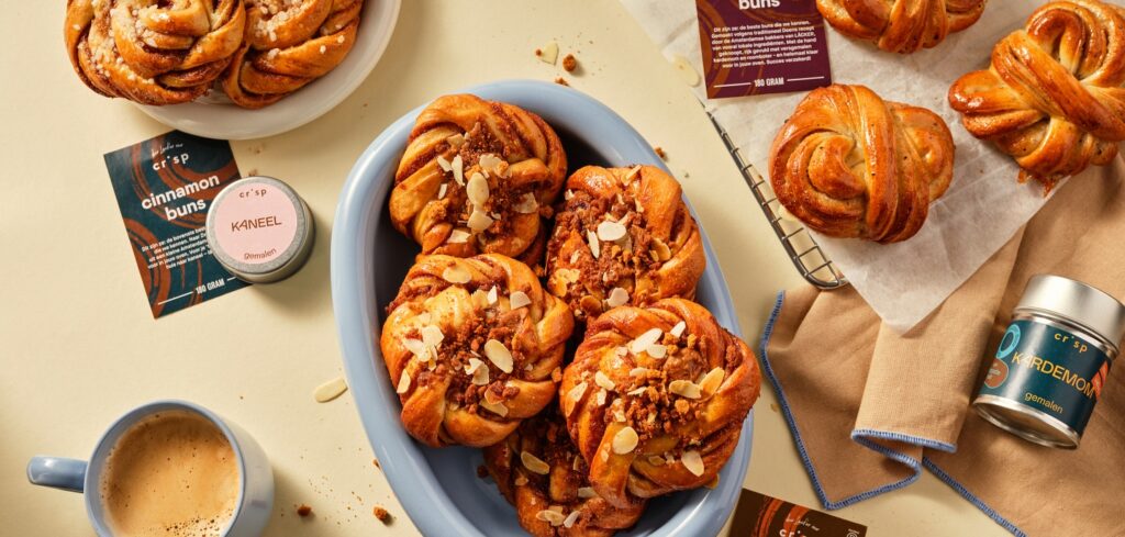 Crisp drie soorten Cinnamon Buns